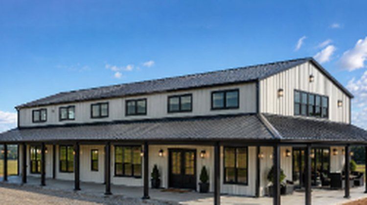 Finished two-story home with full-length covered porch